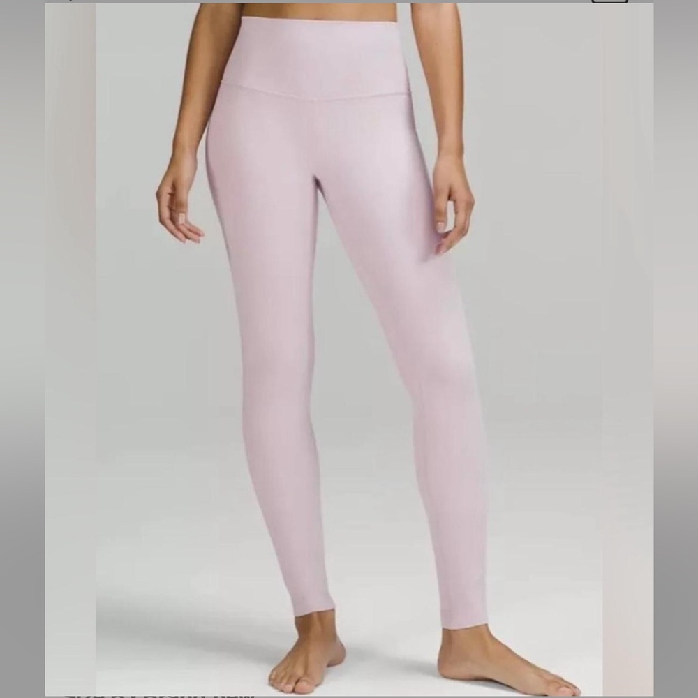 lululemon align leggings in pink peony